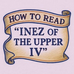 Banner of "How to Read Inez of the Upper iV"